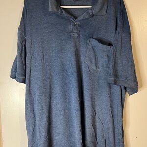 Men's David Taylor Blue Polo Shirt